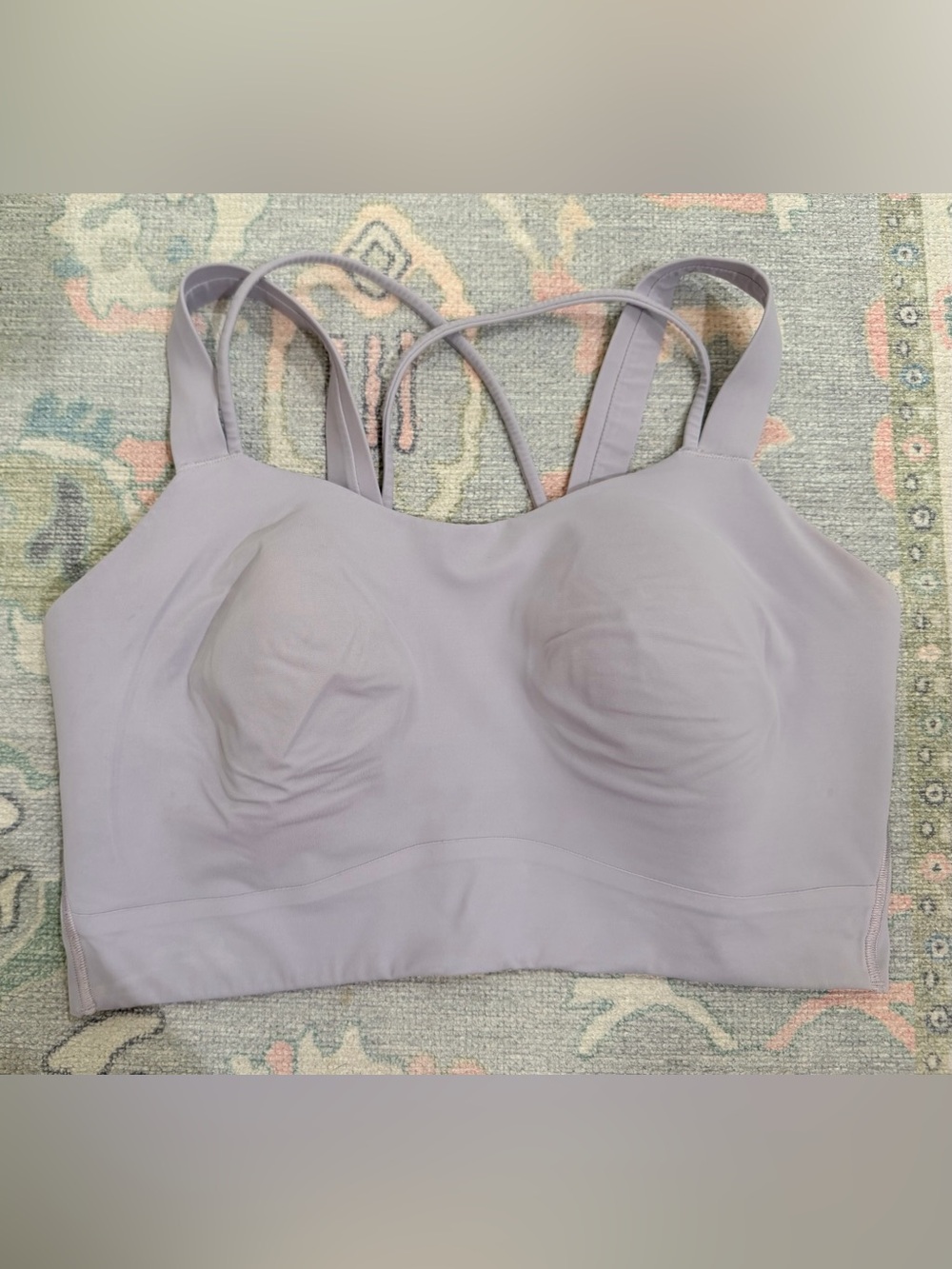 lululemon athletica Lilac Seamless Double-Strap Sports Bra